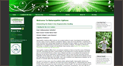 Desktop Screenshot of naturopathicoptions.com